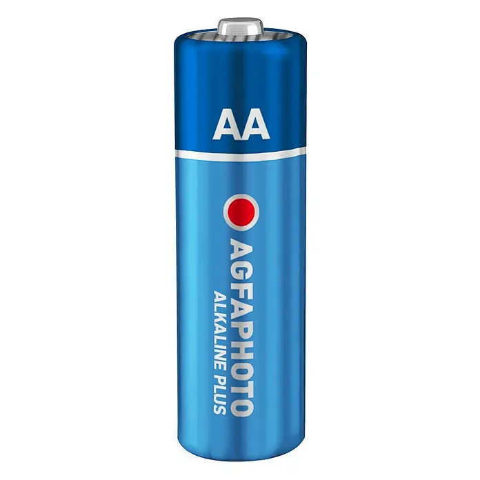 Agfaphoto Batterie - Mignon AA, Alkali-Mangan, 1,5 V, 20 Stk. - Einzelne blaue AgfaPhoto AA Alkaline Plus Batterie für zuverlässige Energie im Alltag.