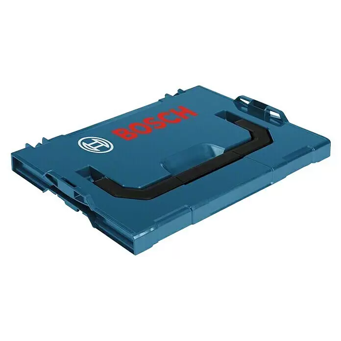 Bosch Professional Deckel L-BOXX RACK LID - Passend für: Bosch i-BOXX active rack, ABS, Blau - Blauer Bosch L-BOXX Werkzeugkoffer mit rotem Logo und schwarzem Griff.