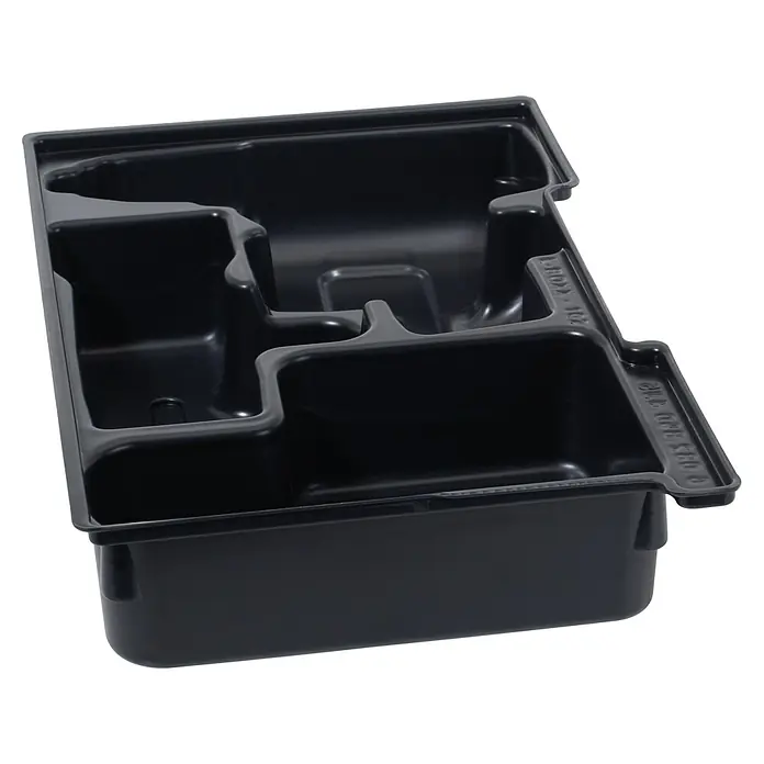 Bosch Professional Aufbewahrungseinlage L-Boxx 102 - 61 x 318 x 203 mm, Passend für: GSR / GDR 12 V-15 - Aufnahme des schwarzen Organizer-Behälters, ideal für Werkzeuge und Zubehör, mit verschiedenen Fächern für Ordnung.