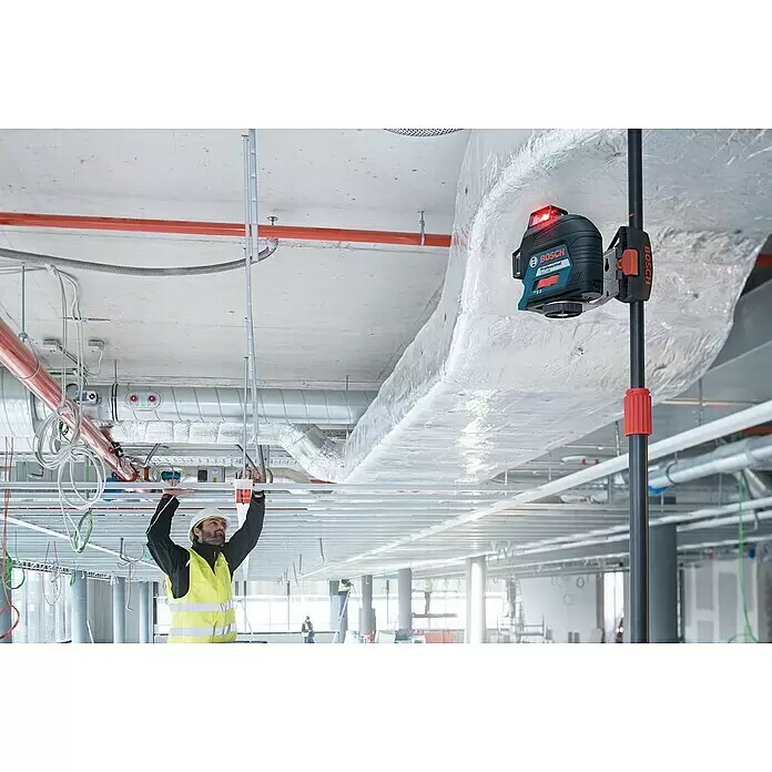 Bosch Professional Linienlaser GLL 3-80 Professional - Max. Arbeitsbereich: 30 m - Anwendungsbeispiel