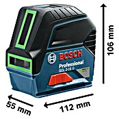 Bosch Professional Kombilaser GCL 2-15 (Arbeitsbereich: Ca. 15 m, 6 -tlg.) | BAUHAUS