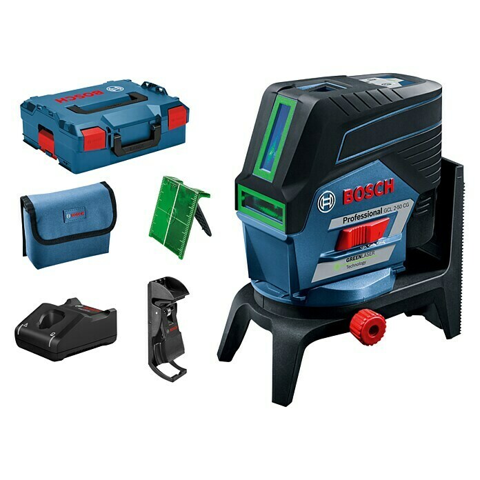 Bosch Professional Kombilaser GCL 2-50 CG (Max. Arbeitsbereich: 20 m, 8 -tlg.) | BAUHAUS