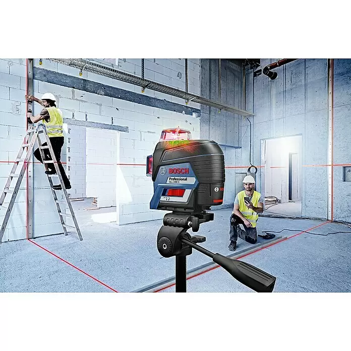 Bosch Professional Linienlaser GLL 3-80 Professional - Max. Arbeitsbereich: 30 m - Anwendungsbeispiel