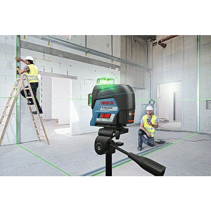 Bosch Professional Linienlaser GLL 3-80C (Max. Arbeitsbereich: 30 m, 7 -tlg.) | BAUHAUS