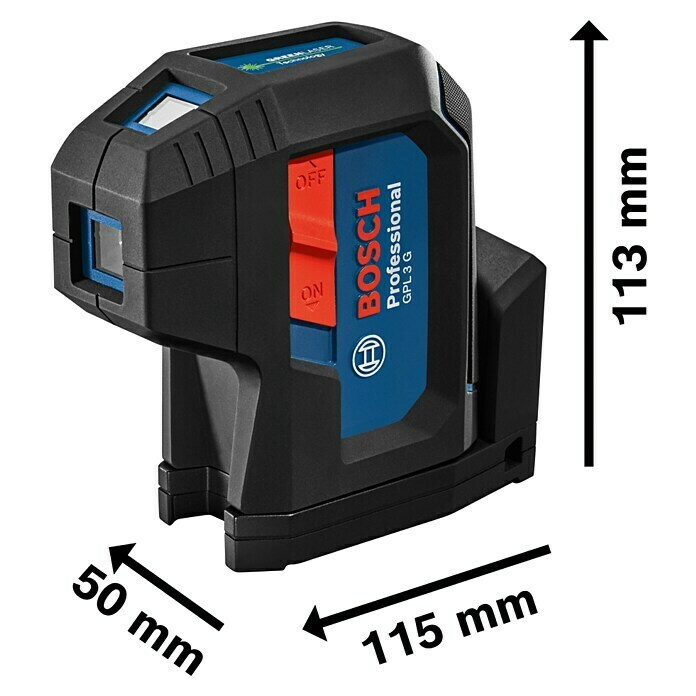 Bosch Professional Punktlaser GPL 3 G (Max. Arbeitsbereich: 30 m) | BAUHAUS