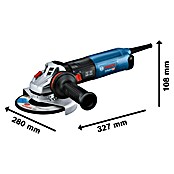 Bosch Professional Winkelschleifer GWS 17-150 S (1.700 W, Durchmesser Scheibe: 150 mm, Leerlaufdrehzahl: 2.400 U/min - 9.700 U/min) | BAUHAUS