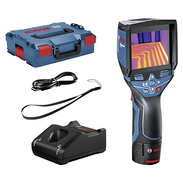 Bosch Professional Cámara de imagen térmica GTC 400C (Rango de medición de temperatura: -10 °C - 400 °C) | BAUHAUS