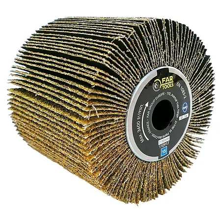 Spazzola A Rullo 120 X 100 X 19 Mm Grana 40, Spazzola Per - Foto 6