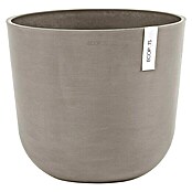 Ecopots Oslo Pflanztopf (Außenmaß (Ø x H): 35 x 30,5 cm, Kunststoff, Braungrau) | BAUHAUS