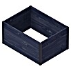 Upyard Hochbeet Gardenbox I-Box (80 x 60 x 40 cm, Holz, Schwarz) | BAUHAUS