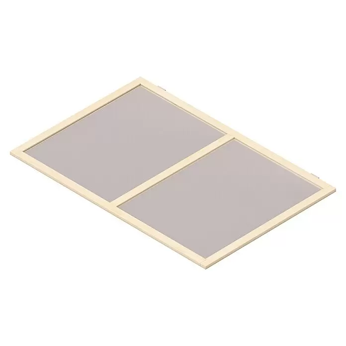 Upyard Frühbeet Deckel120 x 80 x 2 cm, Polycarbonat Diagonal View