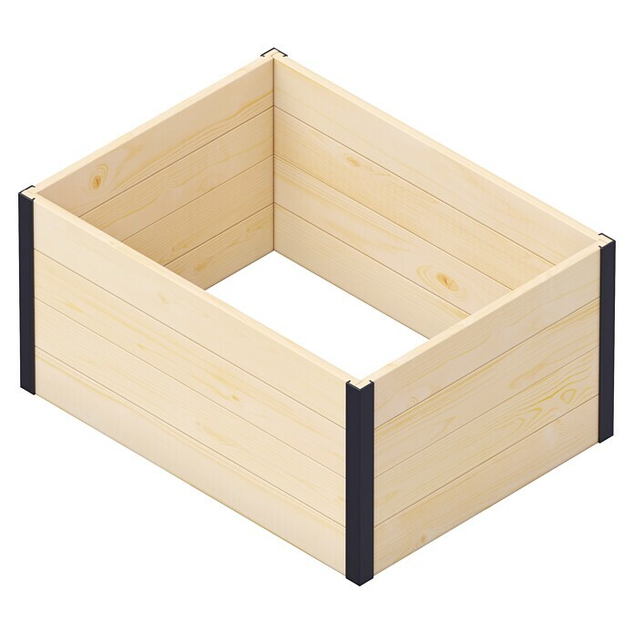 Upyard Hochbeet Gardenbox I-Box (80 x 60 x 40 cm, Holz, Natur) | BAUHAUS