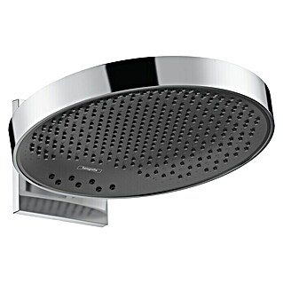 Hansgrohe Rainfinity Kopfbrausen-Set 360 (Durchmesser: 36 cm, 28,1 l/min, Wandmontage, Chrom/Graphit)