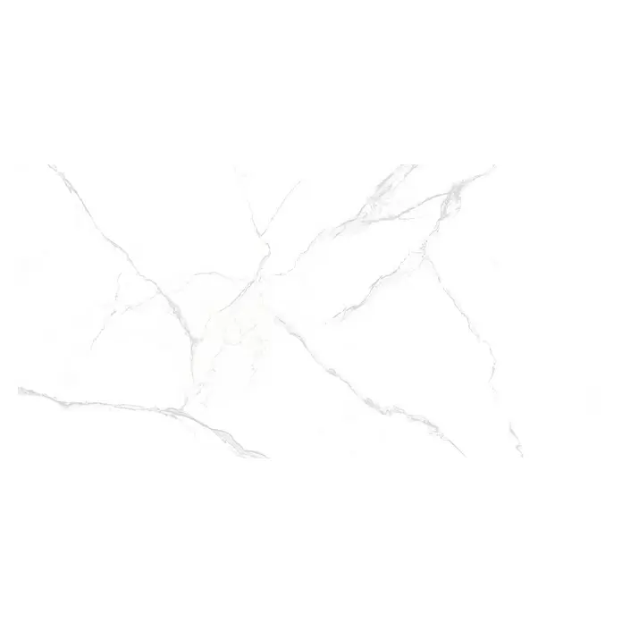 Feinsteinzeugfliese Marble Neo Cala - 60 x 120 cm, Weiß/Silber, Glänzend - Ansicht von oben