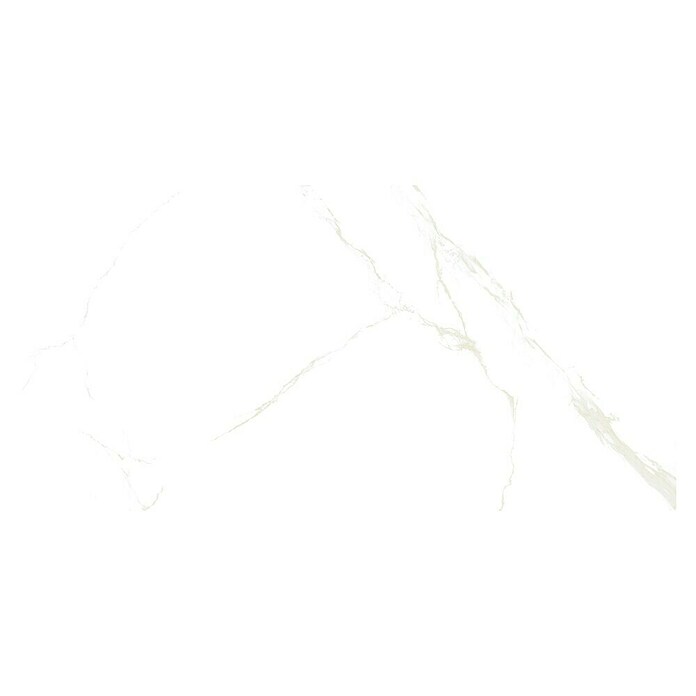 Feinsteinzeugfliese Marble Neo Cala (60 x 120 cm, Weiß/Gold, Glänzend)