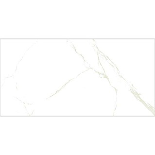 Feinsteinzeugfliese Marble Neo Cala (60 x 120 cm, Weiß/Gold, Glänzend)