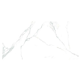 Granitogresne ploščice Marble Neo Cala (60 x 120 cm, Bela/Srebrna, Sijaj)