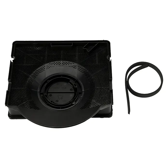 Elica Filtro de carbón para campanas CFC0141563 - Plástico, 1 ud., Específico para: campanas Vedo de Turboair - Filtro de aspiradora negro y un anillo de sellado, esenciales para una limpieza eficiente.