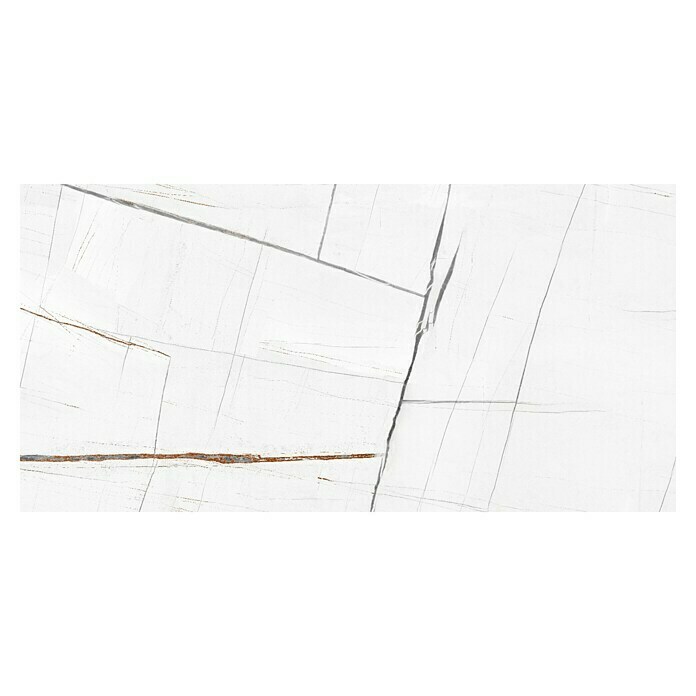 Granitogresne ploščice Marble Saphir  (60 x 120 cm, Bela, Sijaj) | 4240 - Natursteinoptik | EAFA - Bodenfliesen | EAF - Fliesen | EA - Fliesen | E - Fliesen | BAUHAUS