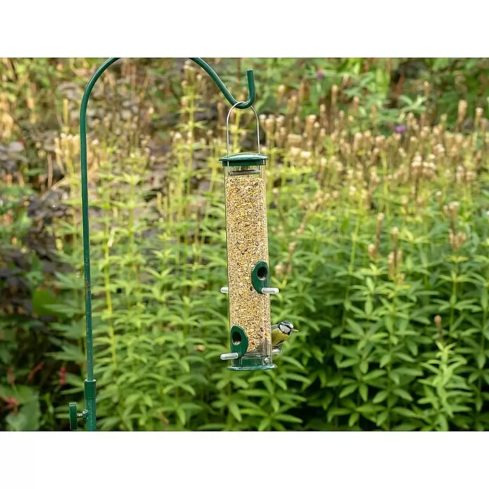 CJ Wildlife Futtersäule - 8,5 x 32,2 cm, Kunststoff, Grün - Stimmungsaufnahme
