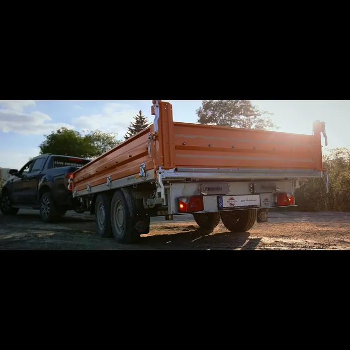 Stema Anhänger BASIC SH 1300-25-13.1Nutzlast: 1.064 kg, Einachser, Kasteninnenmaß: 251 x 128 x 35 cm, Gebremst - STEMA - Der Anhnger