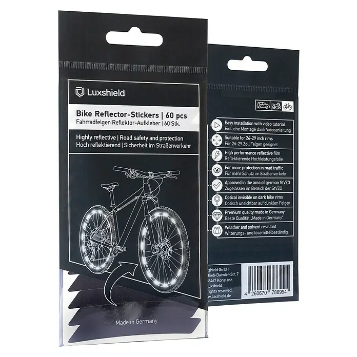 Luxshield Reflektor Set fr Fahrradfelgen - 60 -tlg., Geeignet fr: 26 -  29 Rder online kaufen bei BAUHAUS