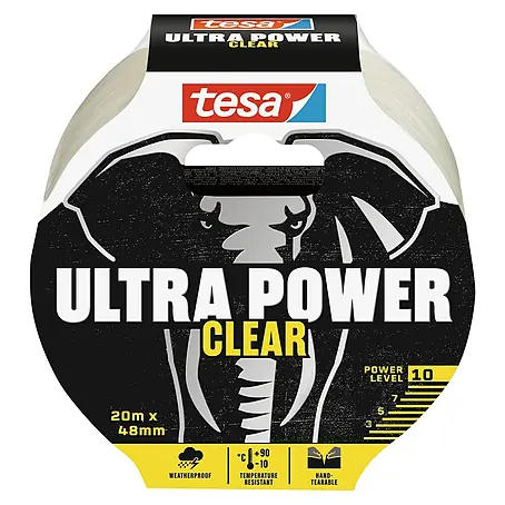 Tesa Ultra Power Reparaturklebeband Clear