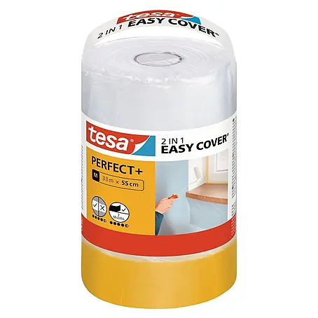 Tesa Abdeckfolie Easy Cover Perfect+