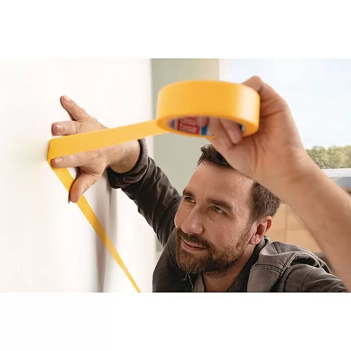 Tesa Malerband Perfect+ - 50 m x 30 mm - Anwendungsbeispiel