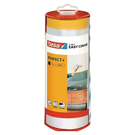 Tesa Abdeckfolie Easy Cover Perfect+ im Spender