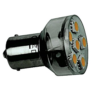 Talamex Ledlamp voor boten (1 W, 10 V - 30 V, Sokkel: BA15s, Lichtkleur: Warm wit)