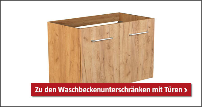 Espacio Waschbeckenunterschränke mit Tür