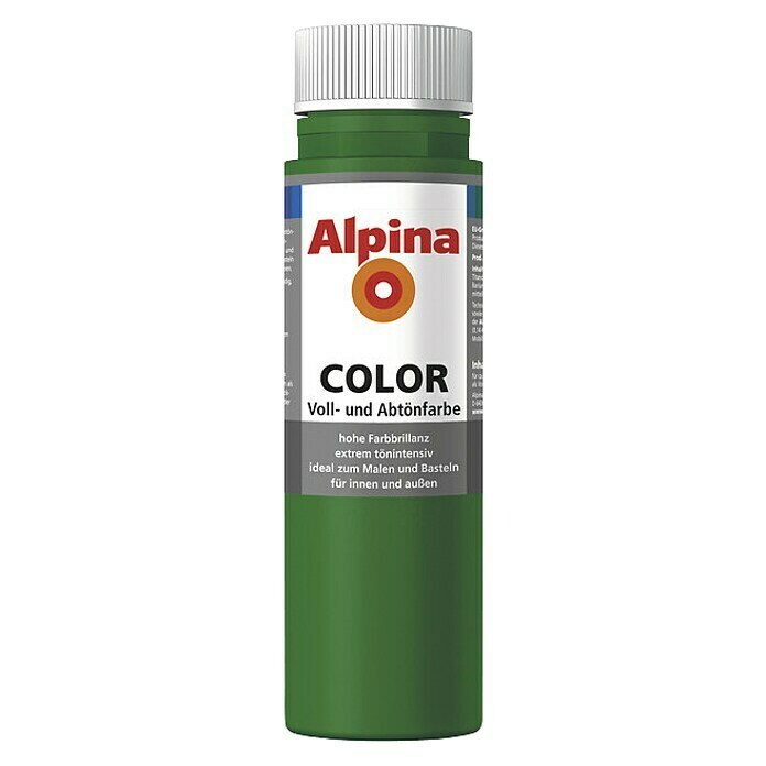 Alpina Vollton- & Abtönfarbe Color (Jungle Green, 250 ml)