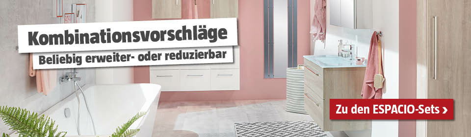 Espacio Sets Waschbeckenunterschränke