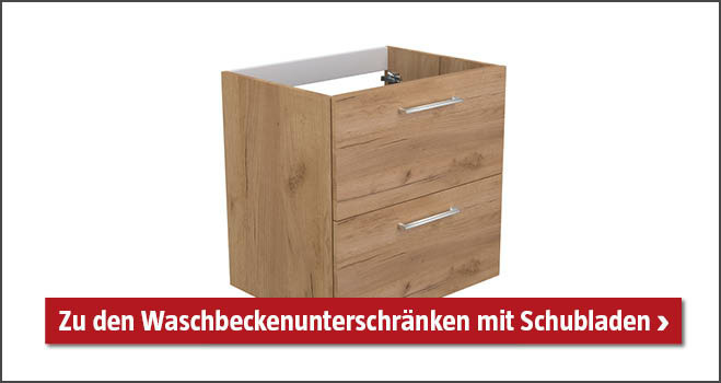 Espacio Waschbeckenunterschränke mit Schubladen