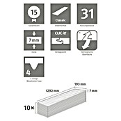 Egger Home Laminat 7/31 Classic Inuvik Eiche (1.292 x 193 x 7 mm, Landhausdiele, Inuvik Eiche) | BAUHAUS