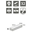 Egger Laminat NatureSense Asgil Eiche honig (Asgil Eiche honig, Landhausdiele, 1 292 x 193 x 8 mm) | BAUHAUS