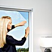 Windhager Insektenschutzgitter Elastic (130 x 150 cm, Weiß, Klettbefestigung, Fenster)