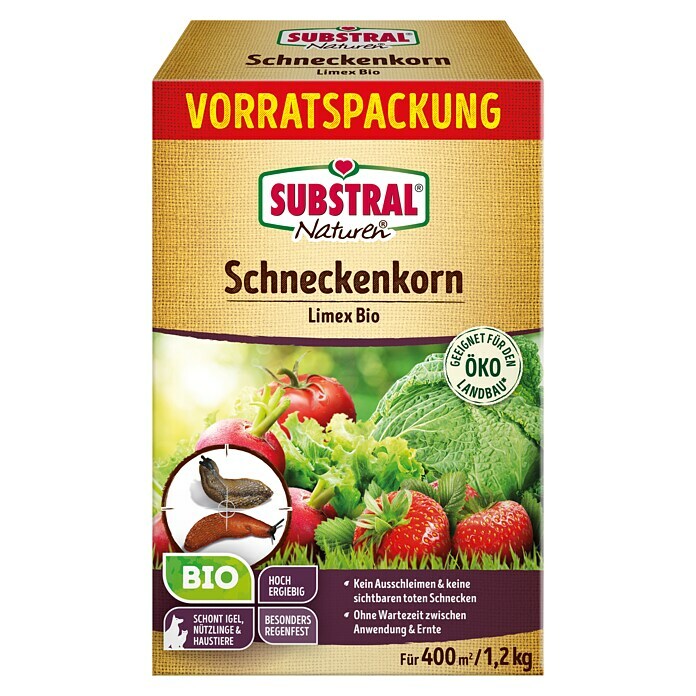 Substral Naturen Schneckenkorn Limex Bio (1,2 kg) | BAUHAUS