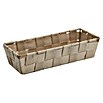 Versa Cesta para el baño alargada (L x An x Al: 25 x 10 x 6 cm, Tela, Beige) | BAUHAUS