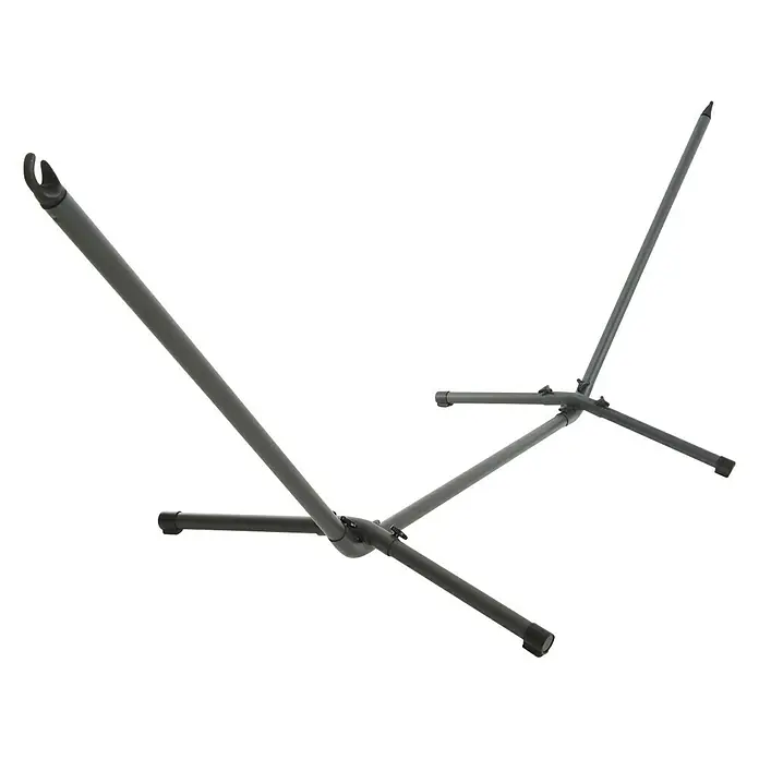 Gancho individual - L x An x Al: 300 x 93 x 105 cm, Carga soportada: 150 kg - Estructura metálica para hamaca en color oscuro, ideal para el jardín o la terraza. Construcción estable y duradera para horas de relax al aire libre.