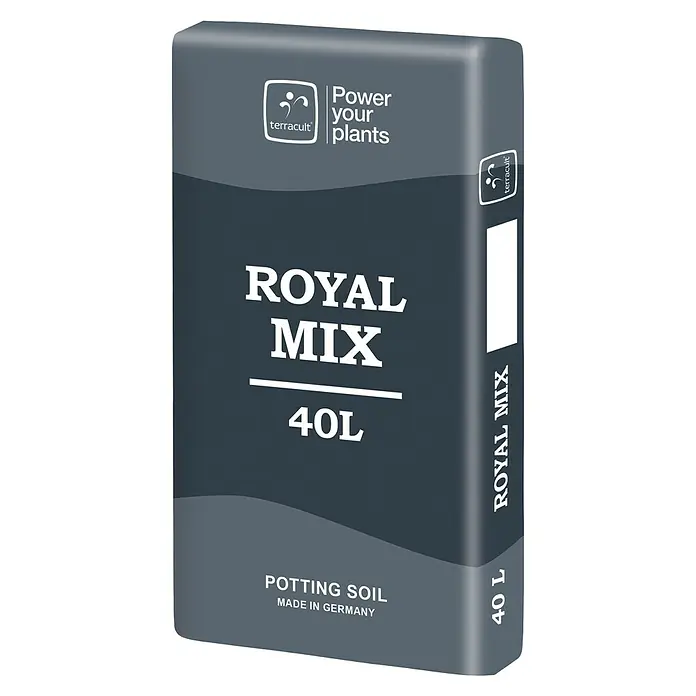 Kultursubstrat Royal Mix - 40 l - Ein Sack "terracult Royal Mix" Blumenerde (40L), hergestellt in Deutschland, zur optimalen Versorgung Ihrer Pflanzen mit Nährstoffen.