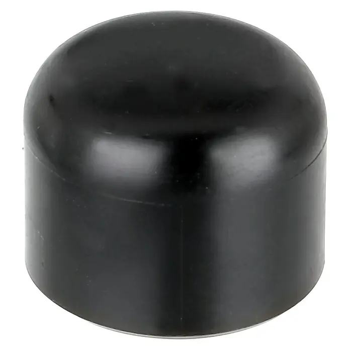 Alberts Pfostenkappe - Schwarz, Passend für: Pfosten mit Ø 34 mm - Schwarze Schutzkappe für den Einsatz im Innen- und Außenbereich, ideal zum Abdecken von Rohren und Pfosten und zum Schutz vor Beschädigungen.