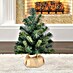 Künstlicher Weihnachtsbaum im Jute-Sack 