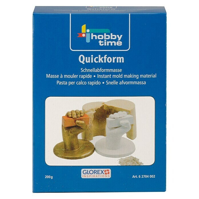 Glorex Hobby Time Schnellabformmasse Quickform500 g Front View