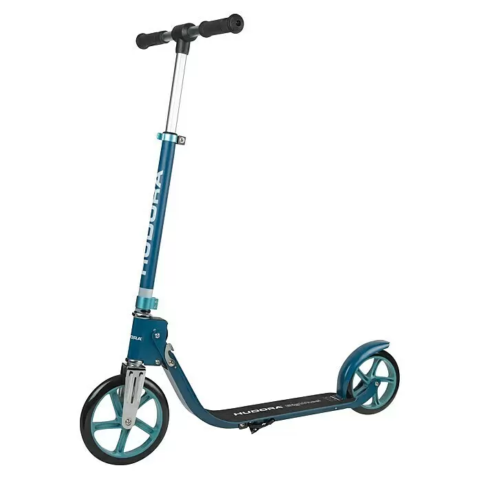 Hudora Tretroller BIGWHEEL® 215 - Azurblau - Diagonale Ansicht