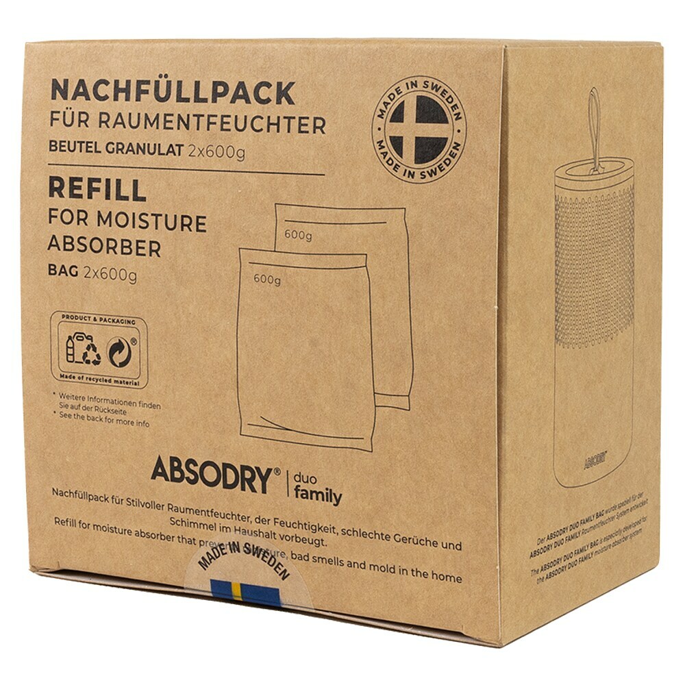 Absodry Duo Family Luftentfeuchter-Nachfüllpack