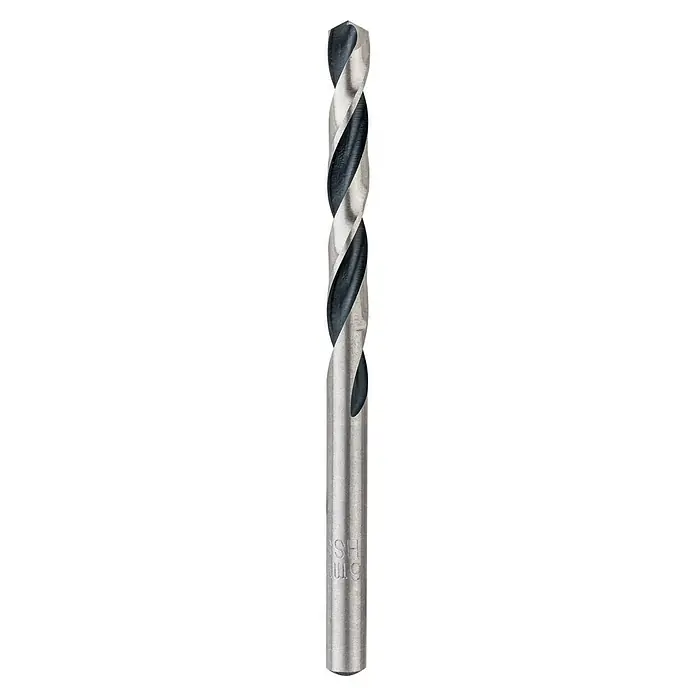 Craftomat Metallbohrer HSS-R Speed - 1 Stk., Durchmesser Bohrer: 6 mm - Nahaufnahme eines Spiralbohrers, der für präzise Bohrarbeiten entwickelt wurde. Seine spiralförmige Schneide sorgt für effizienten Materialabtrag.