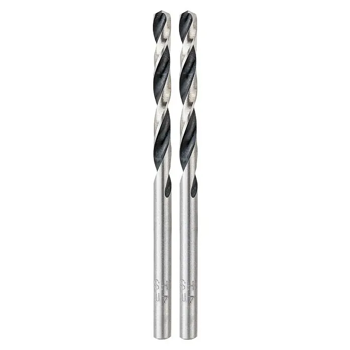 Craftomat Metallbohrer HSS-R Speed - 2 Stk., Durchmesser Bohrer: 4 mm - Zwei 4mm Spiralbohrer für präzise Bohrarbeiten in Metall und anderen Materialien. Ideal für Handwerker und Heimwerker.