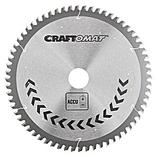 Craftomat Cirkelzaagblad Accu Wood & Metal (216 mm, Boorgat: 30 mm, 64 tanden)